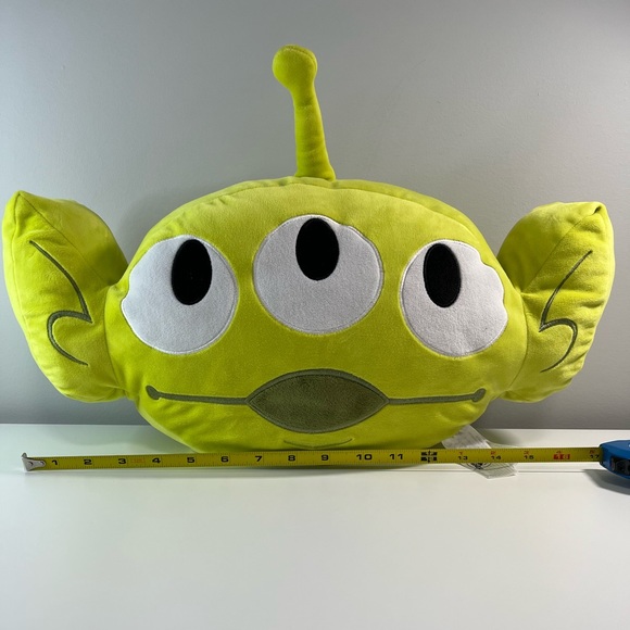 Disney Park Toy Story's Little Green Men  Two side Emoji face plush pillow - Picture 2 of 4